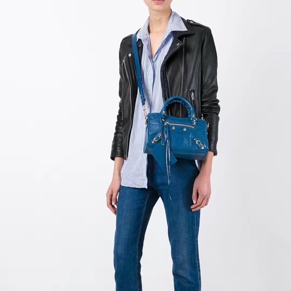 balenciaga city midnight blue